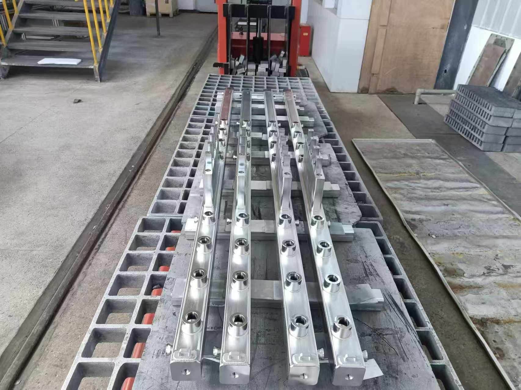 Liquid cooling manifolds in production