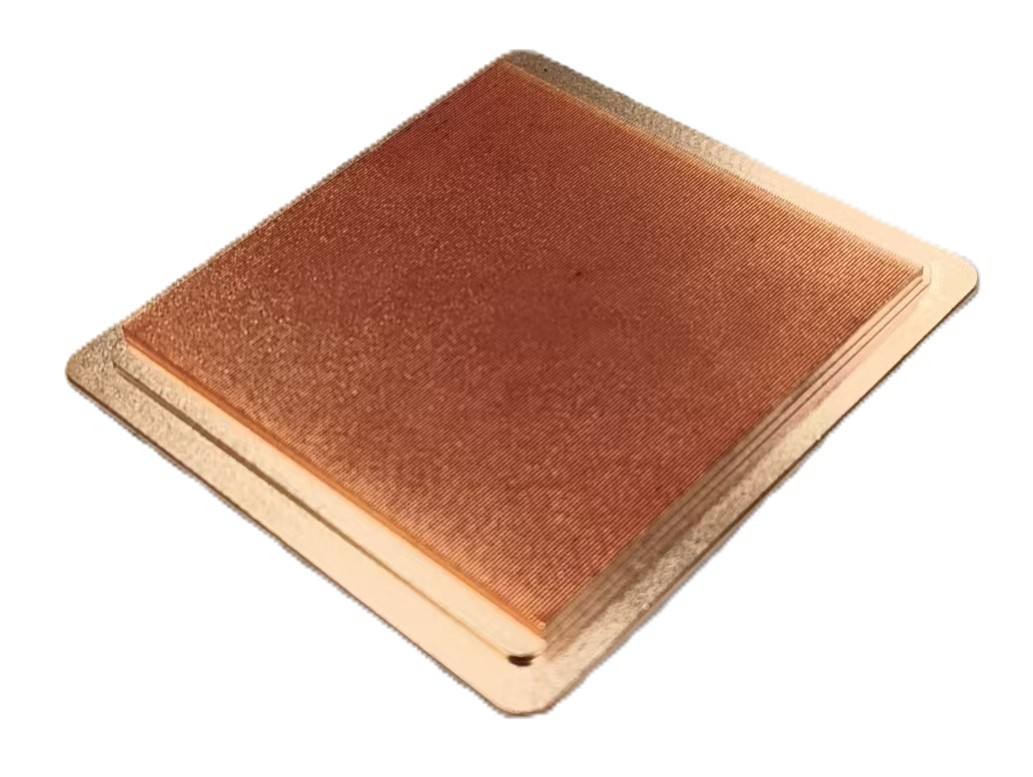 Copper microchannel cold plate